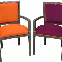 Paire de fauteuils Bridge