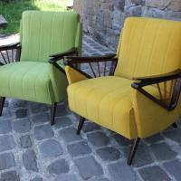 Paire de fauteuils Vintage