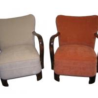 Paire de fauteuils rétro